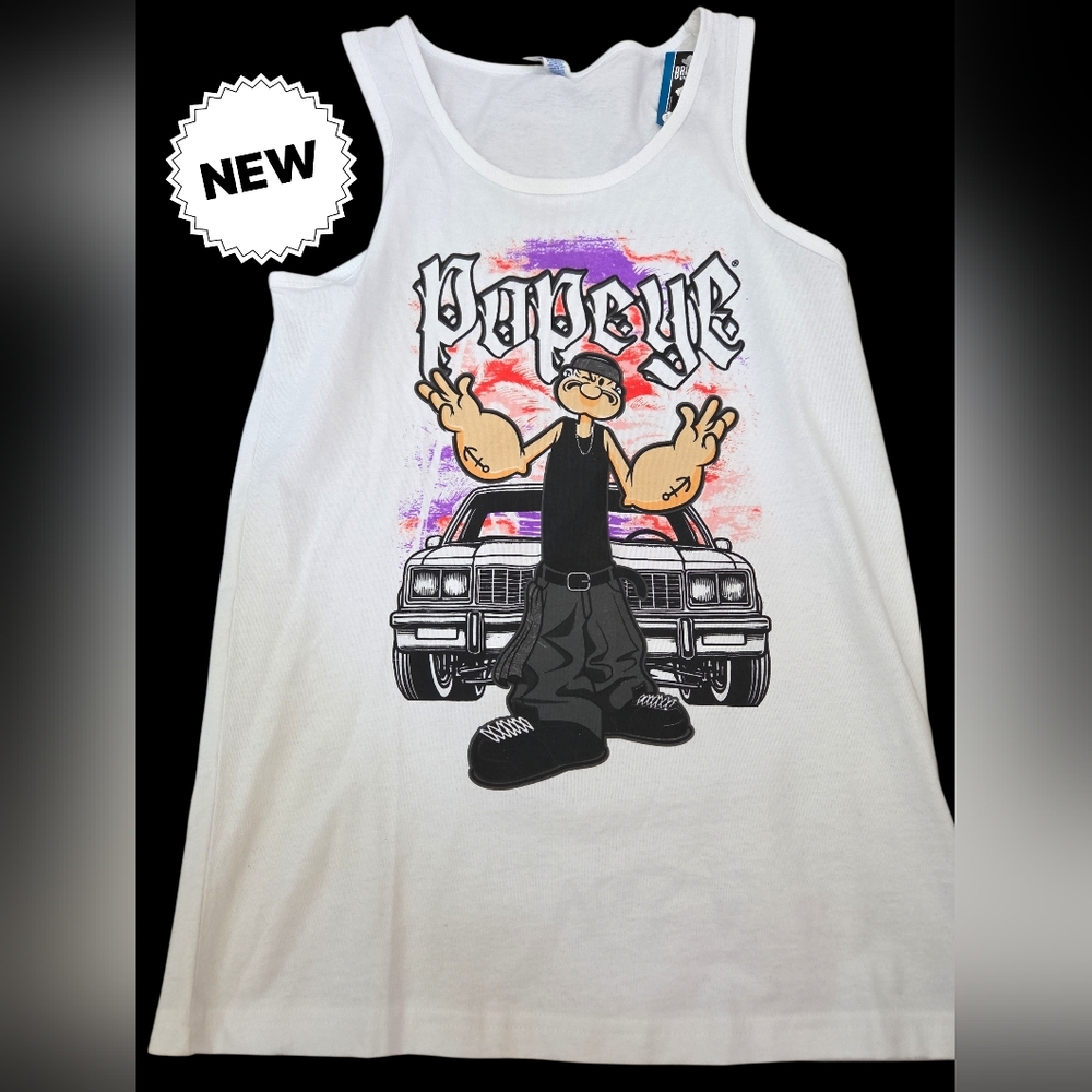 New Brisco POPEYE tank top Men size S